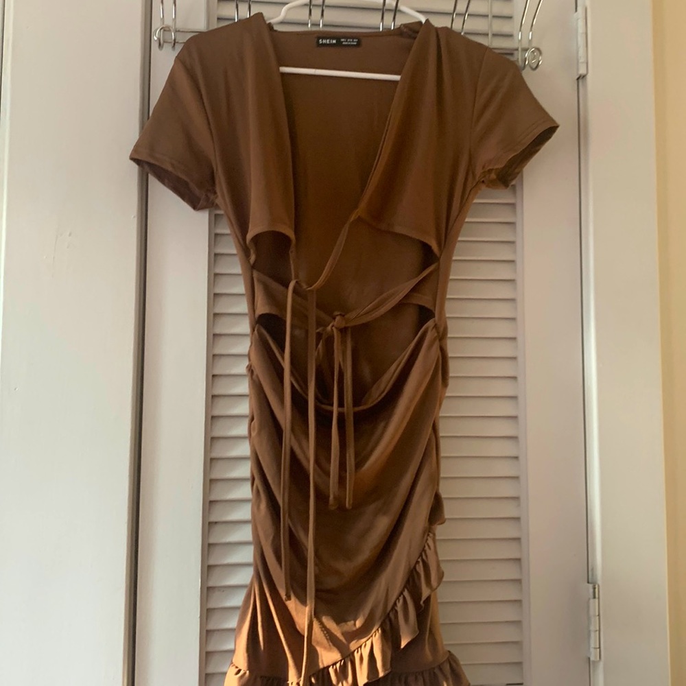 Mocha Brown Dress